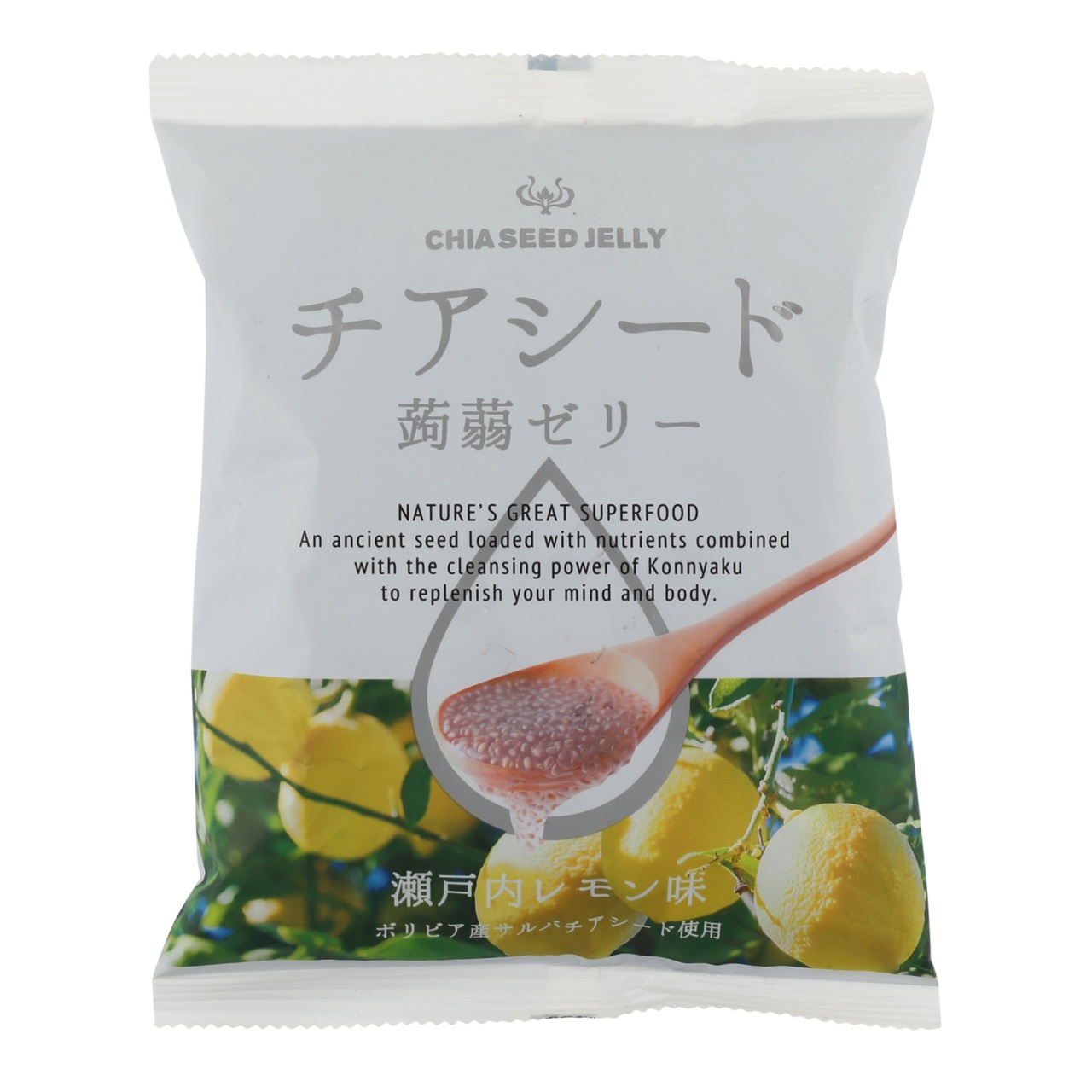 日本CHIA SEED JELLY 奇亚籽果冻 柠檬味 205g 袋