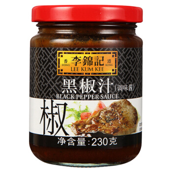 李锦记 黑椒汁 瓶 230g