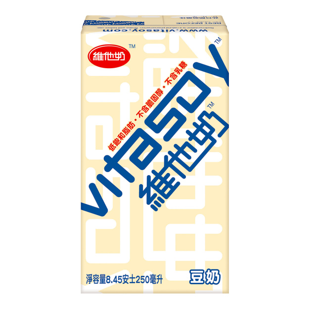 香港VITASOY维他奶 原味豆奶 250ml 6盒装