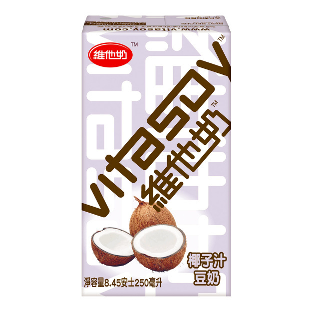 香港VITASOY维他奶 椰汁豆奶饮品 250ml 6盒装