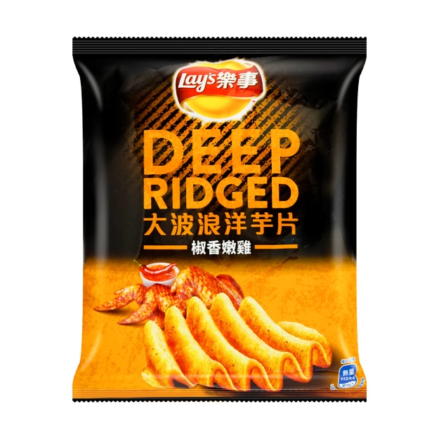 乐事 大波浪洋芋片 椒香嫩鸡味 40g
