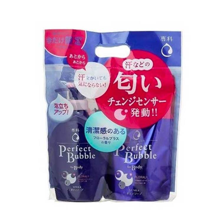 SHISEIDO PERFECT BUBBLE FOR BODY SHOWER & Refill, Shiseido 专科 超微米完美泡泡沐浴乳(含替换装), 500 ml+350ml