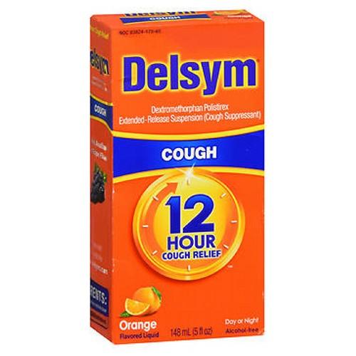 Delsym Brand 12 Hour Cough Relief Orange 3 fl oz (89mL) 12小时止咳药水 橙子味