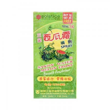 Sanjin Brand Watermelon Frost Spray 三金牌 西瓜霜喷剂 3g+2g