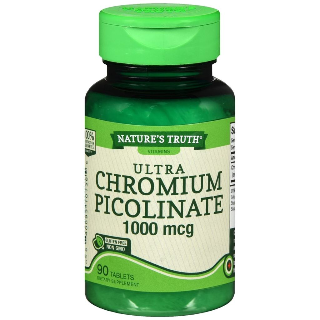 Nature’s Truth Brand Ultra Chromium Picolinate 1000 mcg, 90 Tablets 维他命 90粒