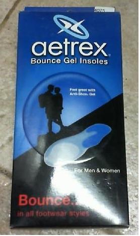 AETREX Brand BOUNCE GEL INSOLES 4075 X LARGE