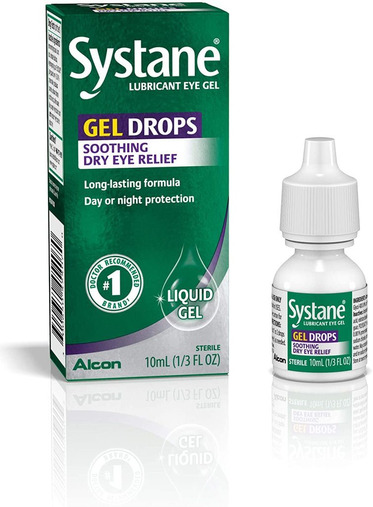 Systane Lubricant Eye Gel Drops (0.33 Fl Oz) 润滑眼胶滴剂 10 ML