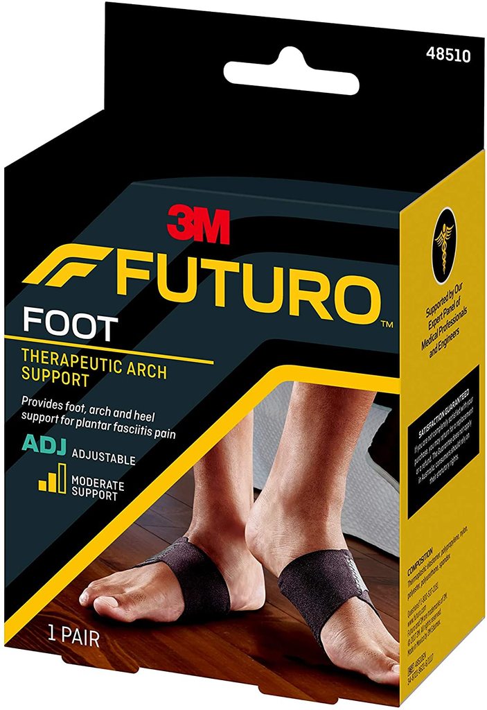 3M FUTURO Brand Therapeutic Arch Support, Size: ADJ Adjustable, Moderate Support 治疗足弓支持