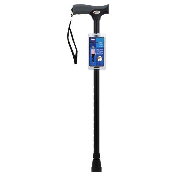 Carex Brand Designer Soft Grip Derby Cane, Black 手杖，黑色