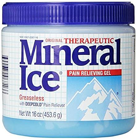 Mineral Ice Brand Menthol Pain Reliving Gel 16 oz (453.6g) 外用止痛舒缓凝胶