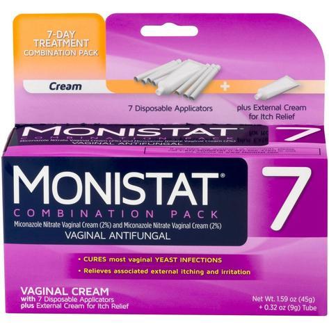 MONISTAT Brand Vaginal Antifungal 7-Day Treatment Cream, Cure – Itch Relief 阴道7天止痒药膏