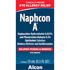 NAPHCON-A Relieves Itching & Redness 0.5 fl oz 缓解眼痒和红血丝眼药水 15 ml