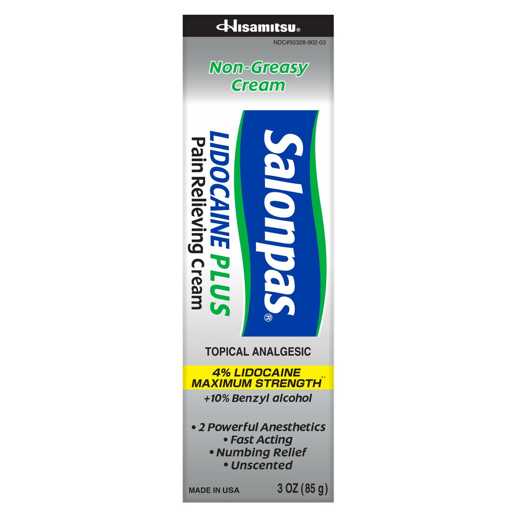 Salonpas Brand Lidocaine Plus Pain Relieving Liquid, Topical Analgesic, 3 fl oz (88mL) 撒隆巴斯 外用止痛药