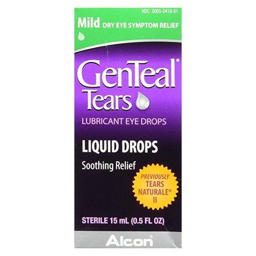 GenTeal Brand Tears Lubricant Eye Drops, Soothing Relief (0.50 fl oz) 润滑剂眼药水 (15 mL)