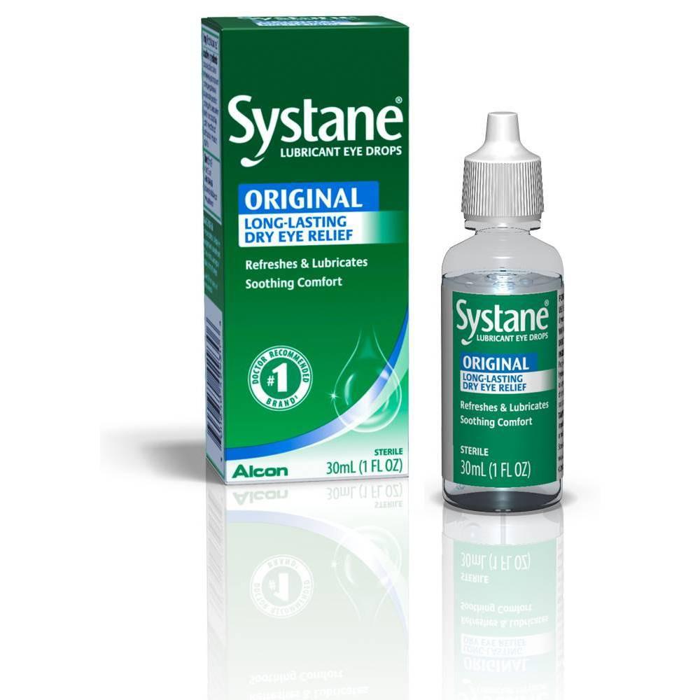 Systane Brand Lubricant Eye Drops, Long Lasting Dry Eye Relief (1.02 oz) 长效持久润眼眼药水 (30 mL)