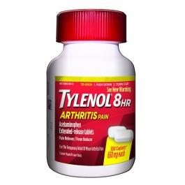 Tylenol Arthritis Pain Relief Caplets – 100 Count / 650mg each 泰诺 8小时关节炎缓解退烧止痛药650mg*100粒装